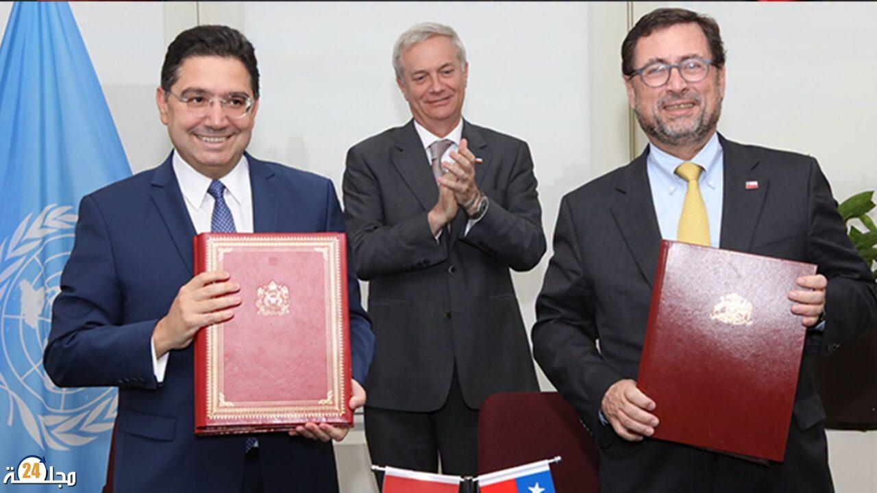 زخم دبلوماسي بالجمعية العامة.. الشيلي تدعم سيادة المغرب على صحرائه وتفتح مسار الاستثمار والتبادل الحر