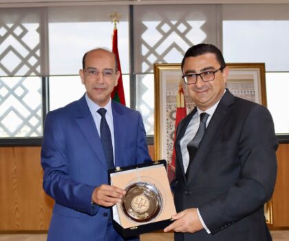 الرباط.. مباحثات بين رئيس النيابة العامة  والنائب العام التمييزي اللبناني لتطوير التنسيق القضائي وتبادل الخبرات