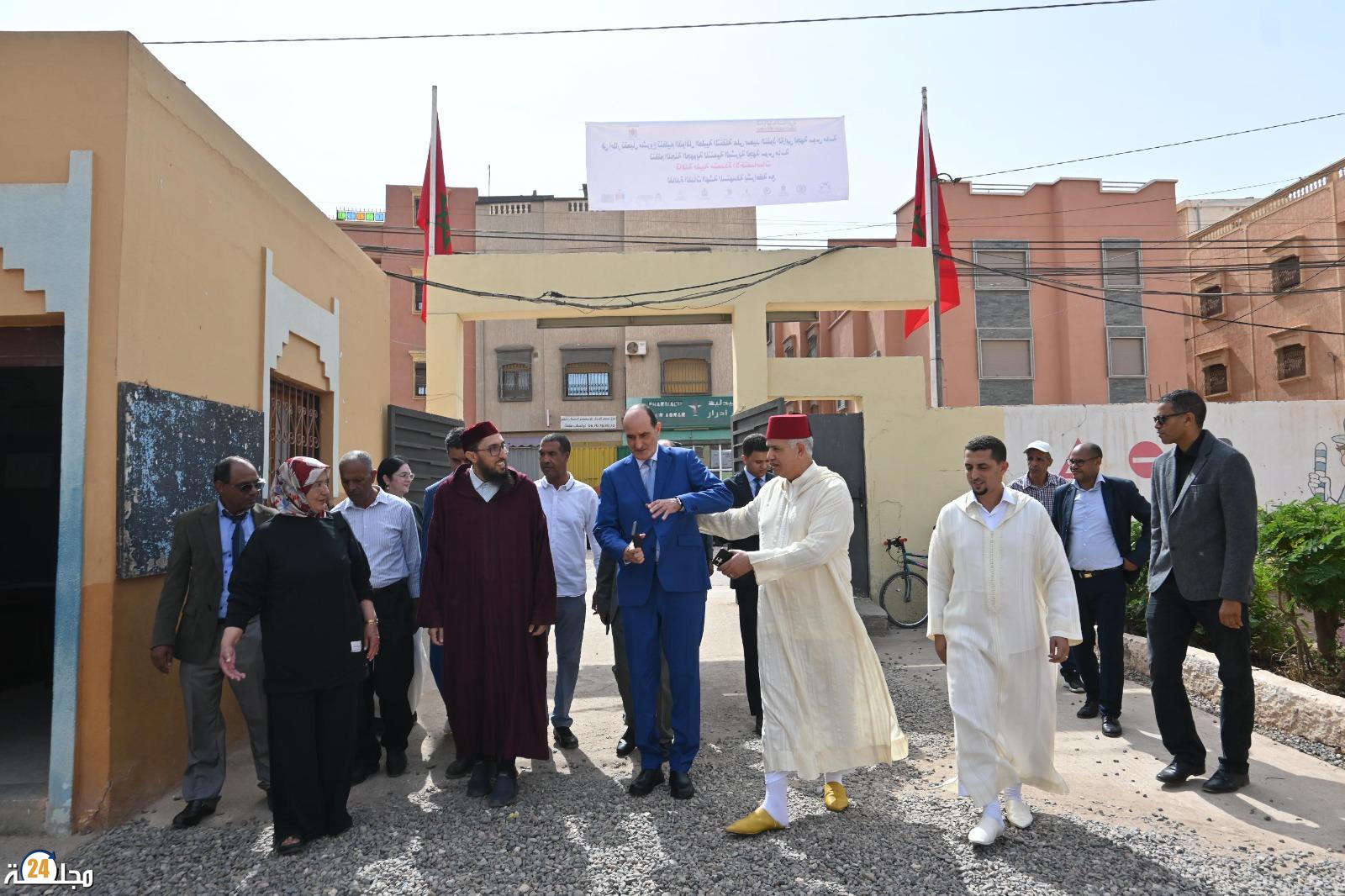 عامل إنزكان أيت ملول والجنرال طارق الحارتي يشرفان على إطلاق قافلة طبية جهوية متعددة التخصصات.