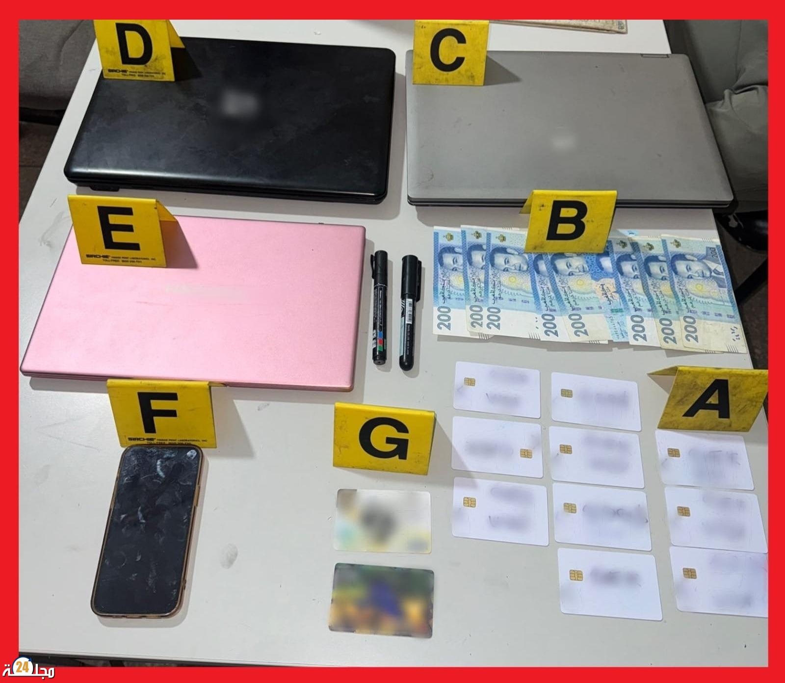 أولاد تايمة.. توقيف شخصين للاشتباه في النصب والاحتيال وسرقة معطيات بنكية.