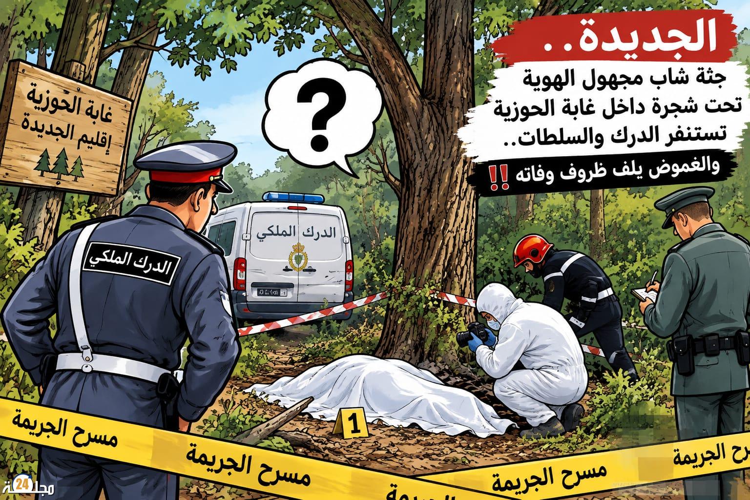 العثور على جثة شاب مجهول الهوية بغابة الحوزية يستنفر السلطات الأمنية