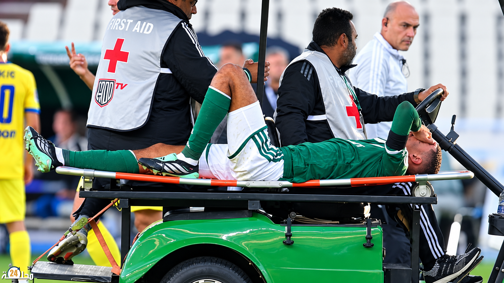 إصابة مقلقة لأوناحي في الدوري اليوناني تثير مخاوف الطاقم التقني للمنتخب المغربي قبل مواجهتي النيجر