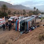 فاجعة طرقية بإقليم زاكورة.. مصرع أربعة أشخاص وإصابة باقي ركاب حافلة للنقل العمومي