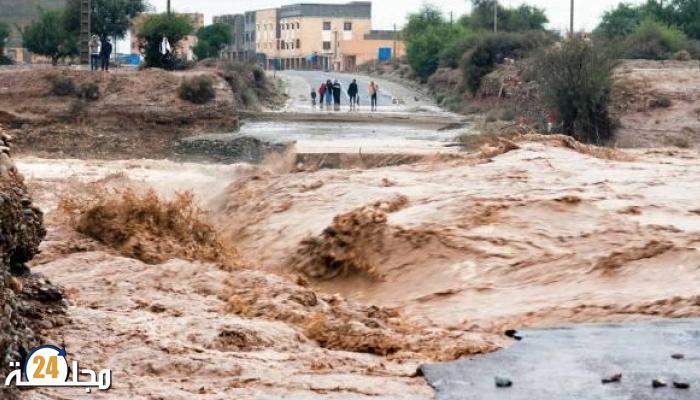 تقلبات جوية عنيفة.. سيول جارفة تغمر أحياء بني بوعياش وميدلت وتخلف خسائر مادية واستنفاراً محلياً